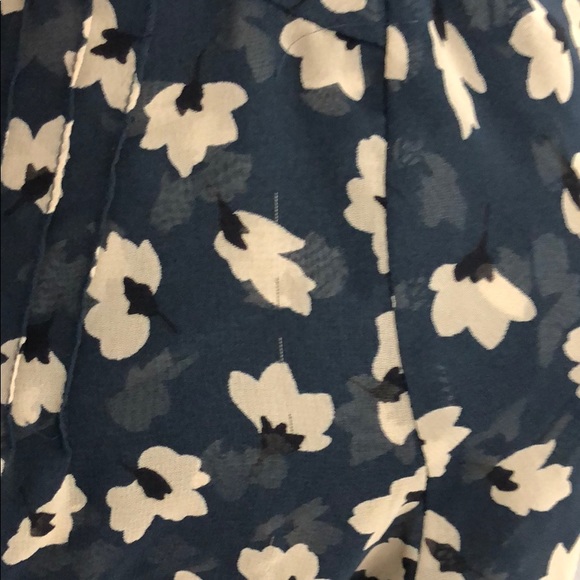 Stitch Fix Alice Blue Sheer Floral Shirt SZ Small - Picture 8 of 8